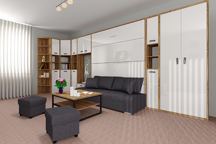 vyklopná postel sestava